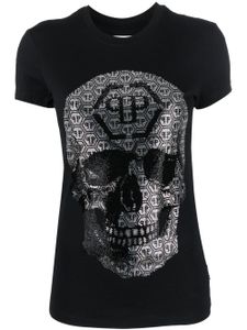 Philipp Plein t-shirt 3D Skull à col rond - Noir