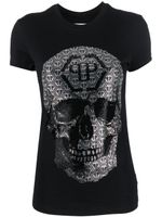 Philipp Plein t-shirt 3D Skull à col rond - Noir