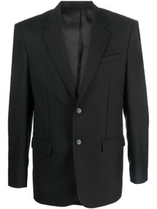 Filippa K blazer en laine mélangée à simple boutonnage - Noir