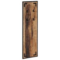 VidaXL Kapstok 35x8x110 cm massief ruw mangohout