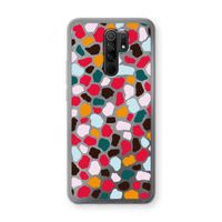 Colored Giraffe: Xiaomi Redmi 9 Transparant Hoesje