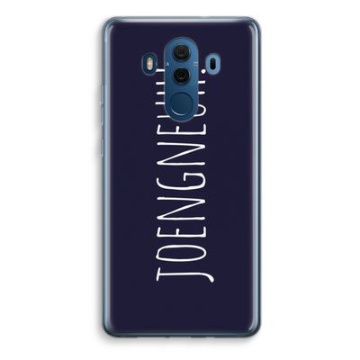 Joengneuh!: Huawei Mate 10 Pro Transparant Hoesje