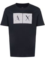 Armani Exchange t-shirt à logo imprimé - Bleu