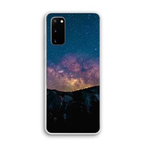 Travel to space: Samsung Galaxy S20 Transparant Hoesje