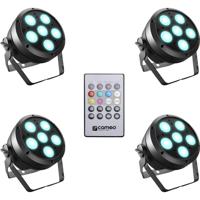 Cameo ROOT PAR 6 SET 1 PAR LED-schijnwerper Aantal LEDs: 6 12 W Zwart