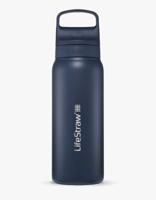 LifeStraw Go 2.0 Stainless Steel Water Filter Bottle - 700 ml - Aegean Sea Blue