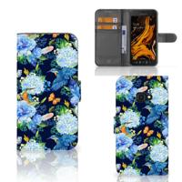 Telefoonhoesje | Met pasjeshouder | voor Samsung Galaxy Xcover 4 | Xcover 4s IJsvogel