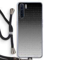 Musketon Halftone: Oppo A91 Transparant Hoesje met koord