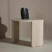 Nohr Ronde Salontafel 'Phallon' 60cm, kleur Whitewash