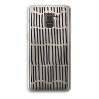 Moroccan stripes: Samsung Galaxy A8 (2018) Transparant Hoesje