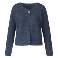 Walkstof jas, jeansblauw Maat: 48 - thumbnail