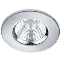 Dimbare LED Inbouwspot 5W - Waterdicht IP65 - Warm Wit 3000K - Glans Chroom