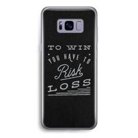 Risk loss: Samsung Galaxy S8 Transparant Hoesje