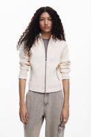 Slim bikerjacke - WHITE - L