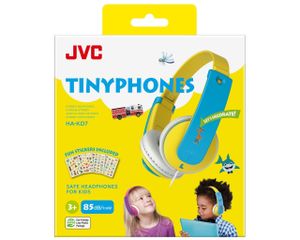 JVC HA-KD7-Y Headset Bedraad Hoofdband Muziek Blauw, Geel