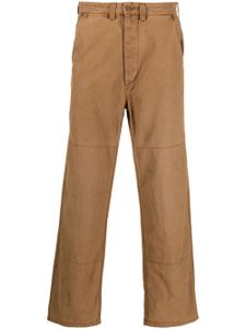 Polo Ralph Lauren pantalon en coton à coupe droite - Marron