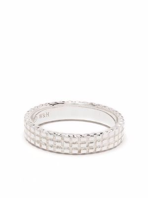 Wouters & Hendrix bague à effet de chaîne - Argent