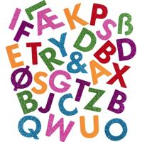 Creativ Company Foam stickers, letters, zelfklevend, h: 40 mm, kleurrijk, 110 stuk/ 1 doos