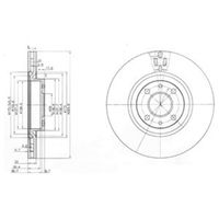 Delphi Diesel Remschijf BG2407 - thumbnail