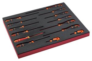 Bahco Foaminlay Fit&Go 2/3 met schroevendraaiers | BahcoFit | gleuf | Phillips | Pozidriv en TORX® - 14-delig - FF1F1009