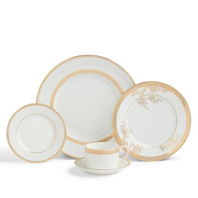 WEDGWOOD - Vera Wang Lace Gold - Serviesset 10-dlg