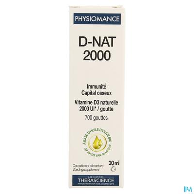 D-nat 2000 Fl Gutt 20ml Physiomance Phy341