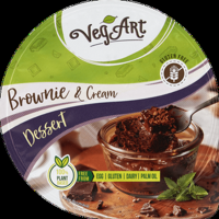 VegArt Brownie & Cream Dessert 130 g bij Jumbo