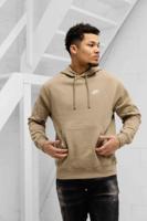 Nike Sportswear Club Fleece Hoodie Heren Beige - Maat L - Kleur: Beige | Soccerfanshop