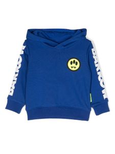 Barrow kids hoodie en coton à logo imprimé - Bleu