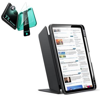 iPad Air 11" (M4) 2026 Bundle Flip Magnetic Case with Pencil Holder & Armorite® Protection - Black