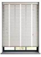 Sunwood PVC jaloezie met ladderband - Roomwit nerf