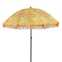 Stokparasol Bloem Bruin/Geel dia220 cm Mica Decorations - Mica decorations
