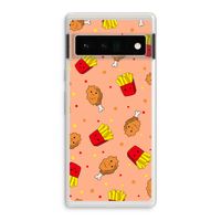 Chicken 'n Fries: Google Pixel 6 Pro Transparant Hoesje Chicken 'n Fries: Google Pixel 6 Pro Transparant Hoesje