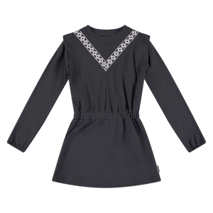 Vinrose Meisjes jurk - Zwart