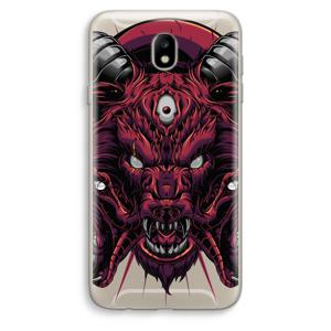 Hell Hound and Serpents: Samsung Galaxy J7 (2017) Transparant Hoesje