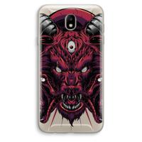 Hell Hound and Serpents: Samsung Galaxy J7 (2017) Transparant Hoesje - thumbnail