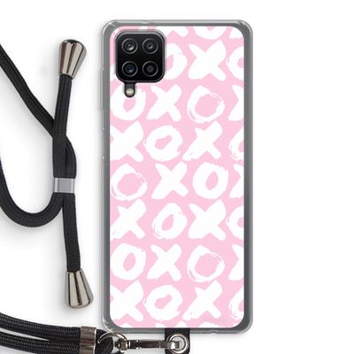 XOXO: Samsung Galaxy A12 Transparant Hoesje met koord