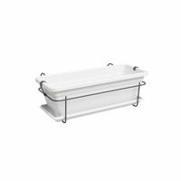 Bloembak - ARTEVASI - VENEZIA balkon KIT - 50 cm - Wit Bloembak - ARTEVASI - VENEZIA balkon KIT - 50 cm - Wit
