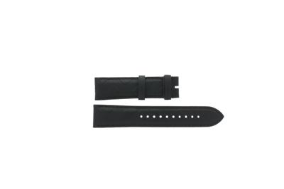 Horlogeband Burberry BU9906 Leder Zwart 22mm