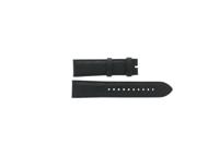 Horlogeband Burberry BU9906 Leder Zwart 22mm
