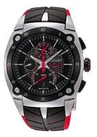 Horlogeband Seiko 7N0116-SPC009P1 (4LK0JB) Rubber Zwart 22mm - thumbnail