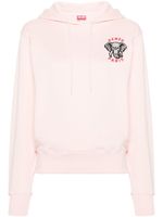 Kenzo hoodie à motif éléphant brodé - Rose - thumbnail