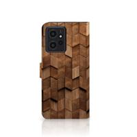 Book Style Case voor Xiaomi Redmi Note 12 4G Wooden Cubes
