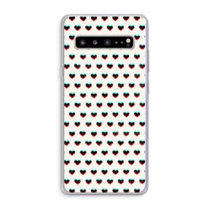 Hartjes: Samsung Galaxy S10 5G Transparant Hoesje
