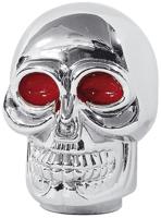 Simoni Racing Pookknop Skull - Chroom + Rode Ogen SRPK56X Simoni Racing Pookknop Skull - Chroom + Rode Ogen SRPK56X