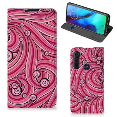 Motorola Moto G Pro | Bookcase | Swirl Pink