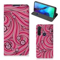 Motorola Moto G Pro | Bookcase | Swirl Pink Motorola Moto G Pro | Bookcase | Swirl Pink