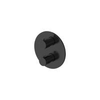 Hotbath Buddy Inbouwthermostaat 2 weg-stop-omstel - Geborsteld zwart PVD CB009EXTMBP