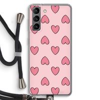 Ondersteboven verliefd: Samsung Galaxy S21 Transparant Hoesje met koord