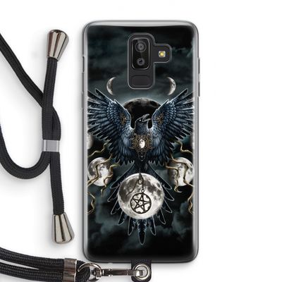 Sinister Wings: Samsung Galaxy J8 (2018) Transparant Hoesje met koord